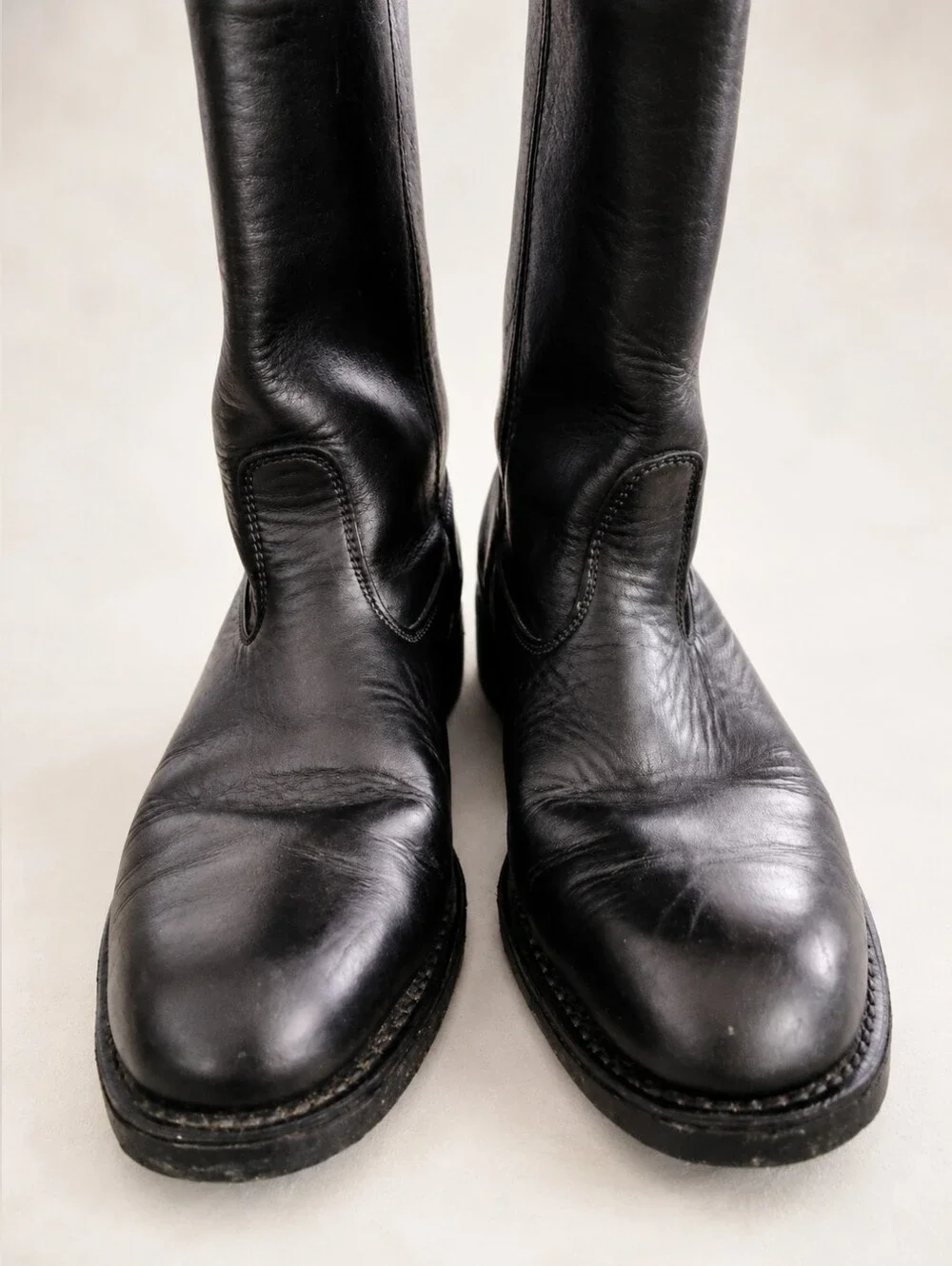 Vintage Mid-Century Steel Toe Pull-On Work Boots Men's 7.5M | Armortred Oil Res